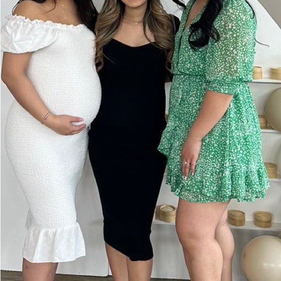 Lulus Black Midi Dress - Picture 6 of 7